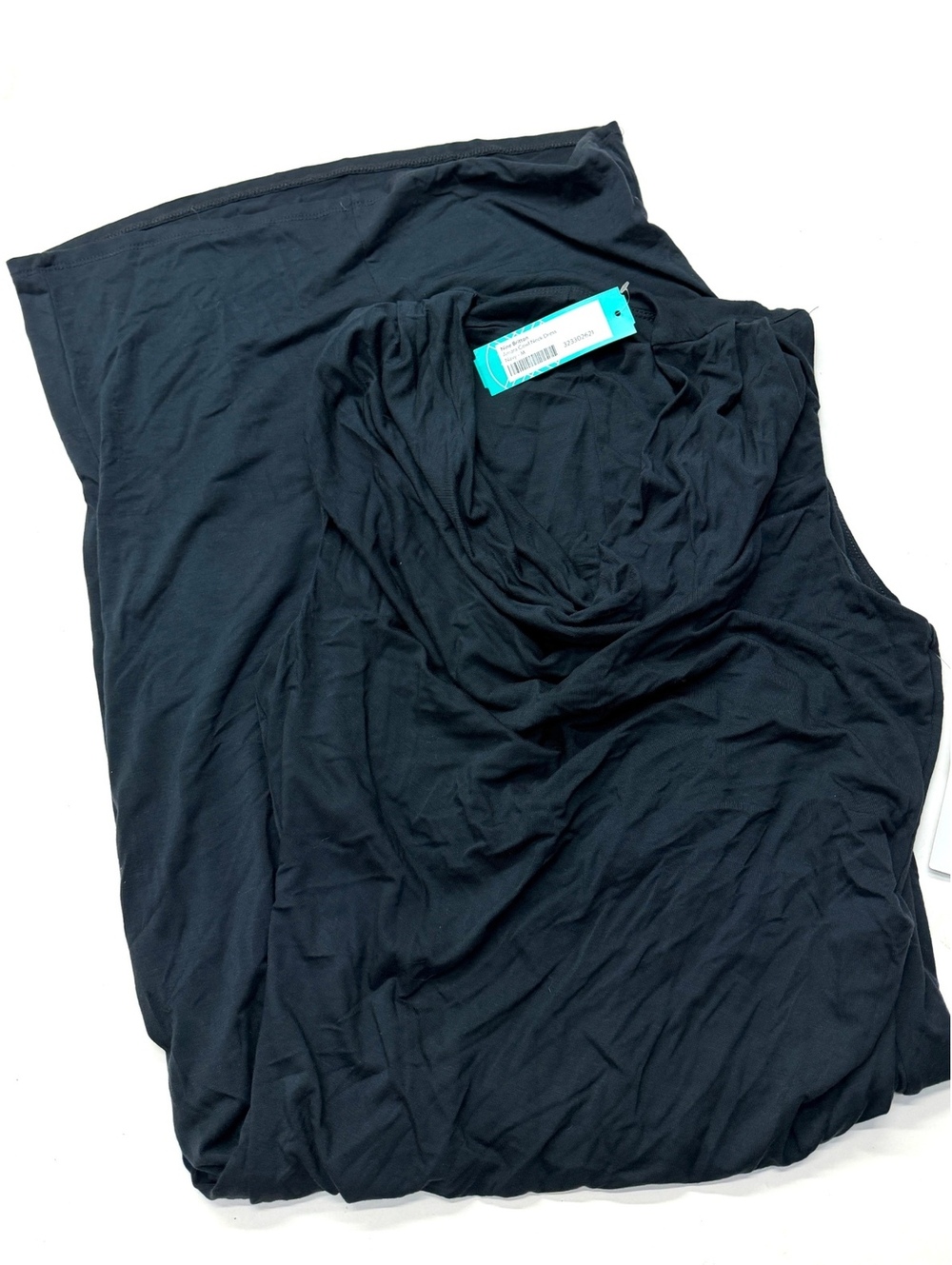 NWT StitchFix Nine Britton Navy Blue Sleeveless Amara Cowl Neck Dress